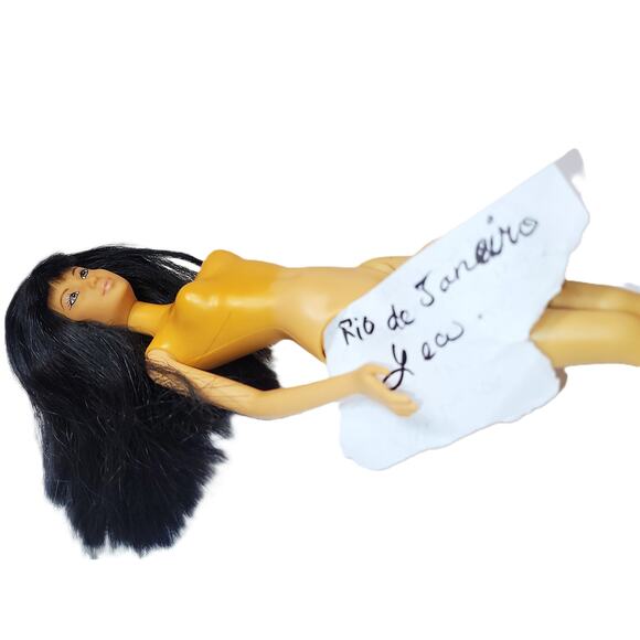 2002 Vintage Rio De Janeiro Lea Barbie Redressed~ Beautiful & Classy - Picture 11 of 11